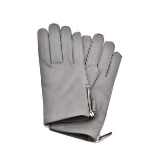 Mario Portolano Leather Zip Up Gloves